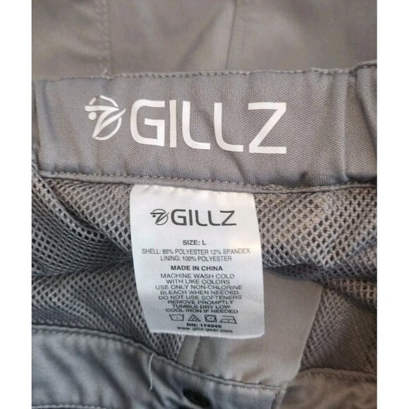 Gillz Man Outdoors Fishing Performance Shorts Size L - Picture 6 of 6